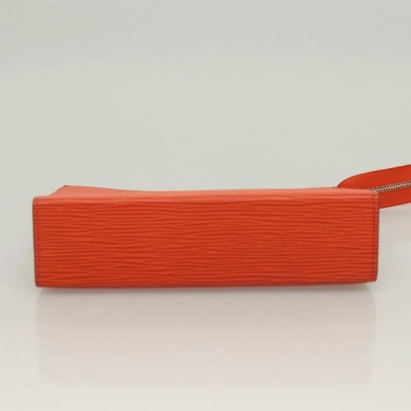 LOUIS VUITTON Epi Posh Toilet Pouch Orange Pimon - Picture 6 of 14